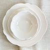 Melamine Scalloped Soup + Snack Bowl | Cream